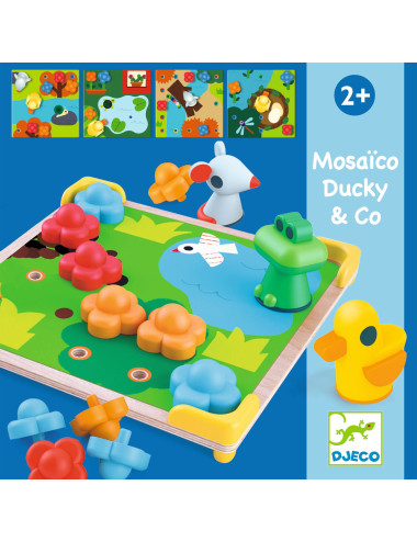 Mozaika Djeco Ducky & Co - Kolorowe obrazki