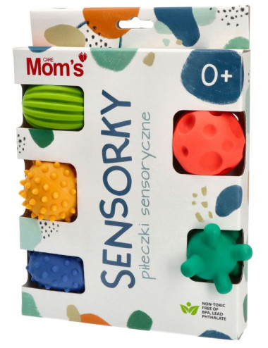Piłki sensoryczne pastelowe Sensorky Mom's Care
