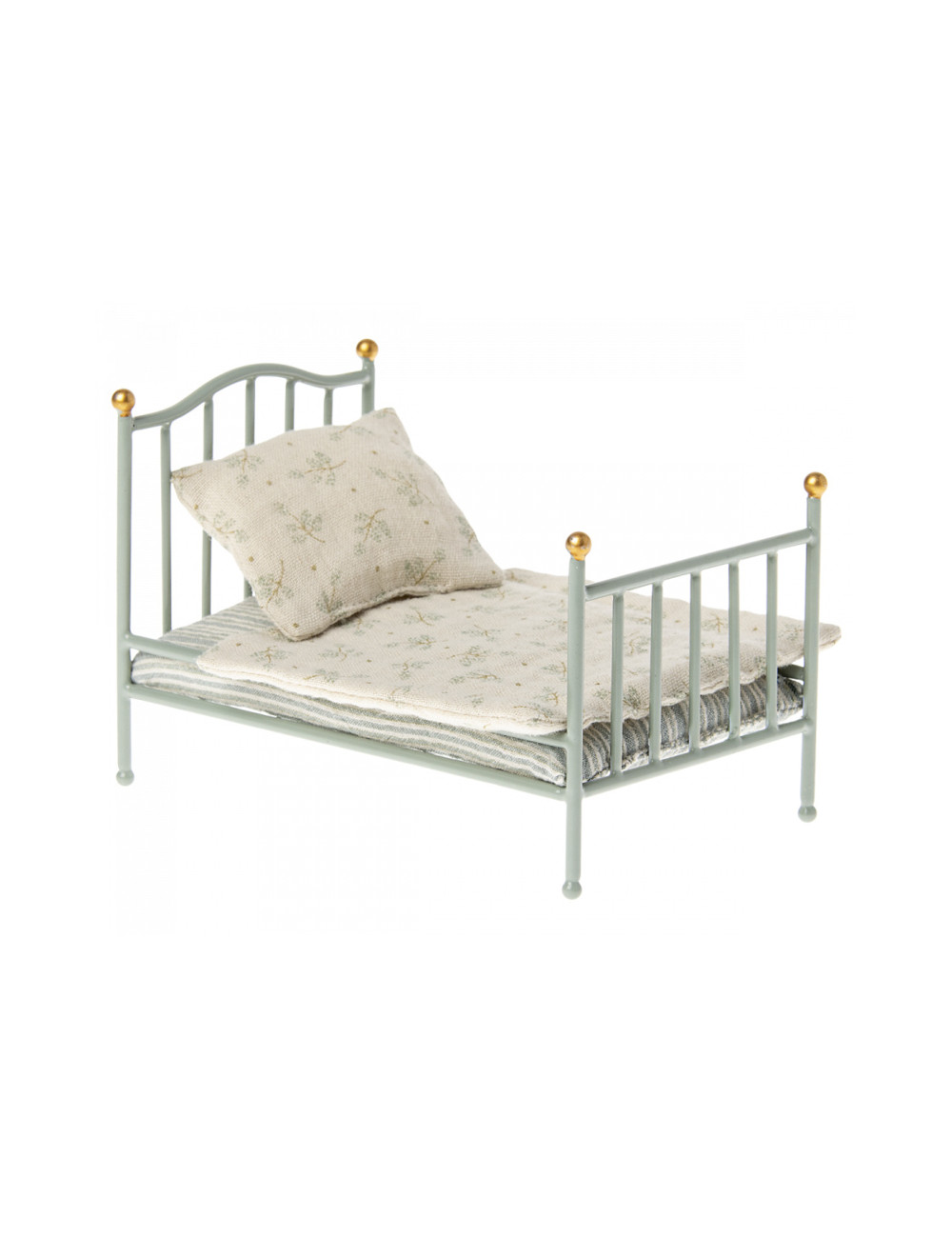 Łóżko dla myszki Maileg Vintage Bed - Mint