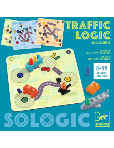 Gra logiczna SoLogic Djeco Traffic Logic