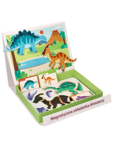 Magnetyczna układanka Adam Toys Dinozaury