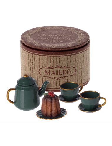 Świąteczny zestaw herbaciany dla Myszek Maileg