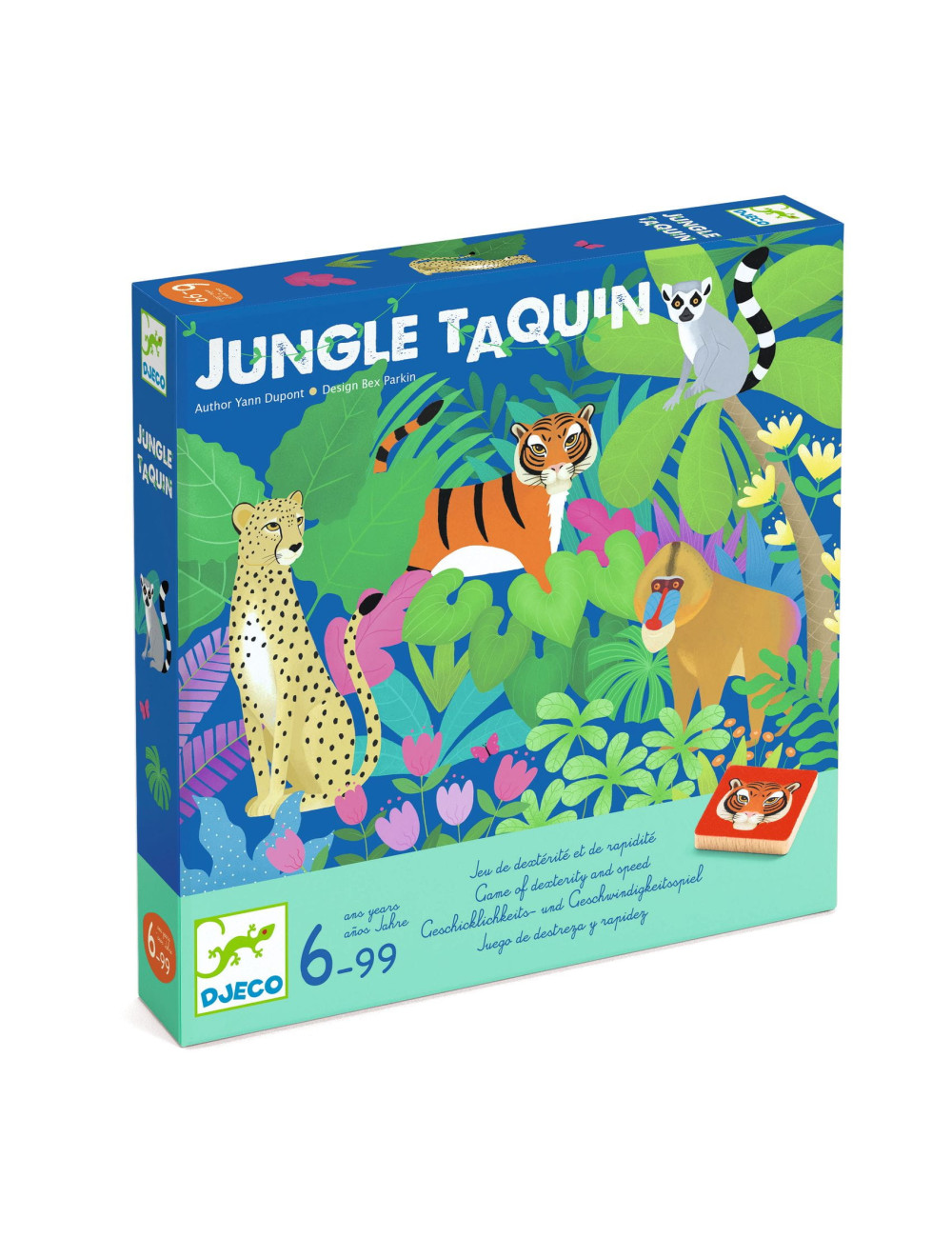 Gra edukacyjna Djeco Jungle Taquin
