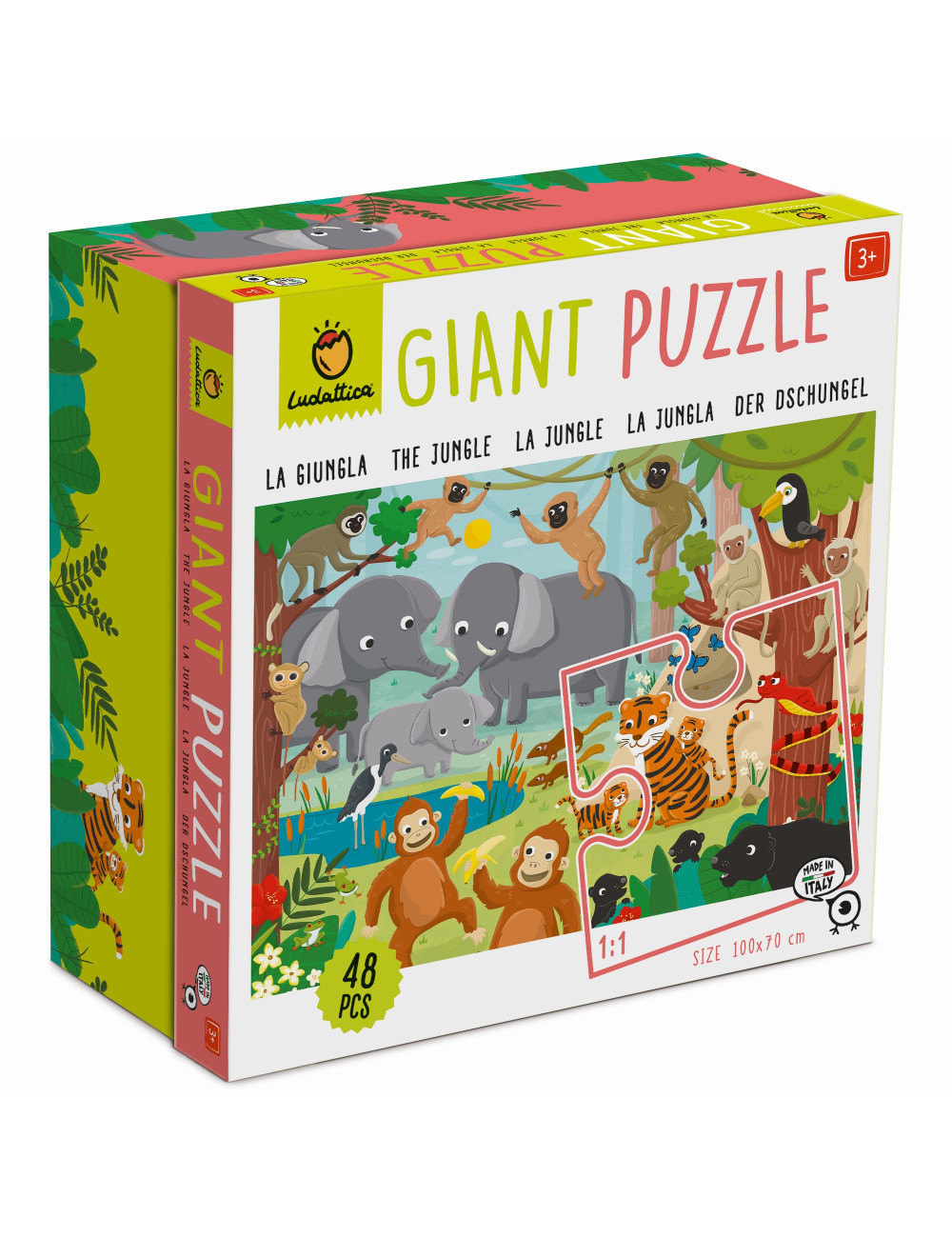 Puzzle Giant Puzzle Ludattica Dżungla