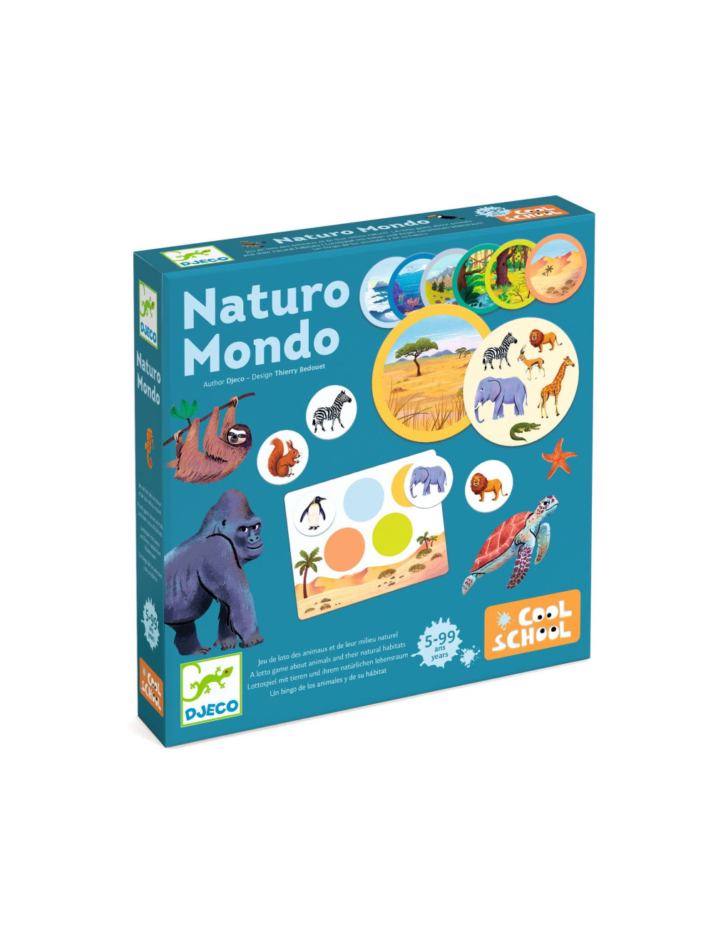 Gra edukacyjna Djeco Loto Naturo Mondo