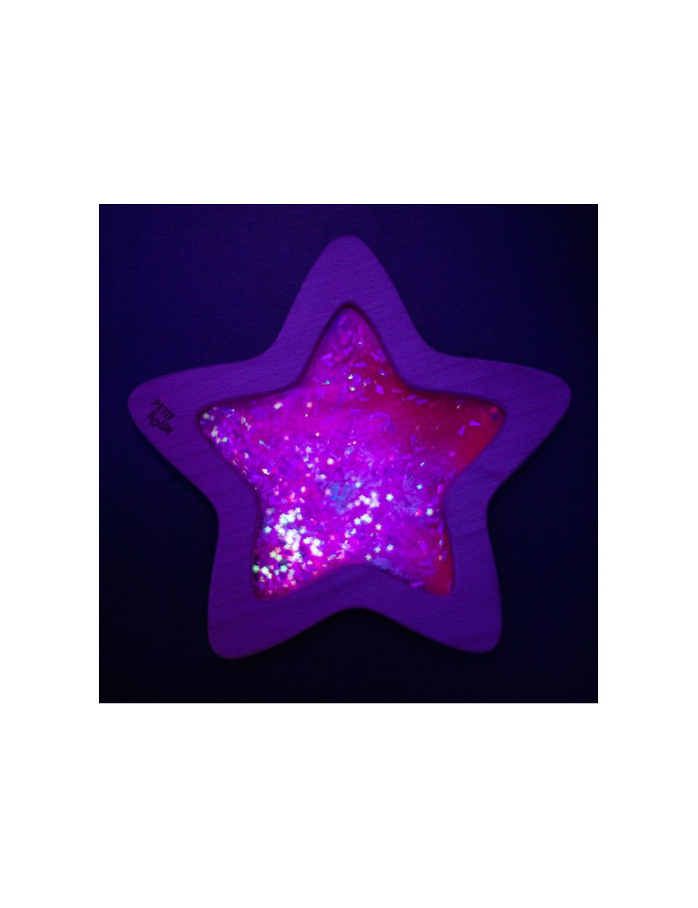 Sensoryczna gwiazda świecąca w ciemności Petit Boum Pink