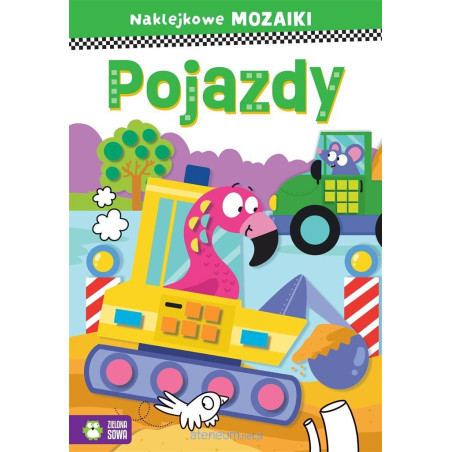 Naklejkowe mozaiki. Pojazdy, Zielona Sowa - Majolinek.pl