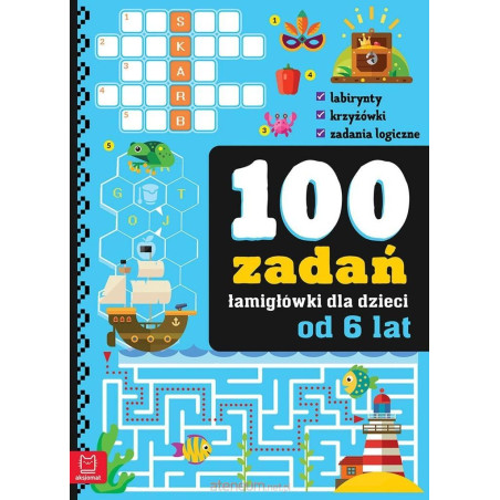 100 zadań - łamigłówki dla dzieci od 6 lat Aksjomat
