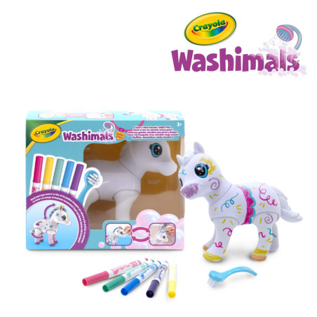 Zestaw Figurka do malowania i mycia Crayola  Washimals Jumbo Pets Kucyk Elvis