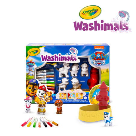 Zestaw Figurki do malowania i mycia Crayola Washimals Psi Patrol