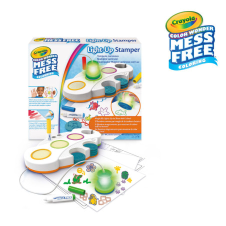 Podświetlane stemple dla dzieci niebrudzące Color Wonder Mess Free Crayola
