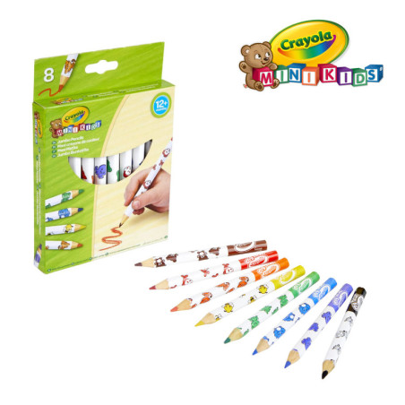 Kredki ołówkowe grube Jumbo Mini Kids 8 kolorów Crayola