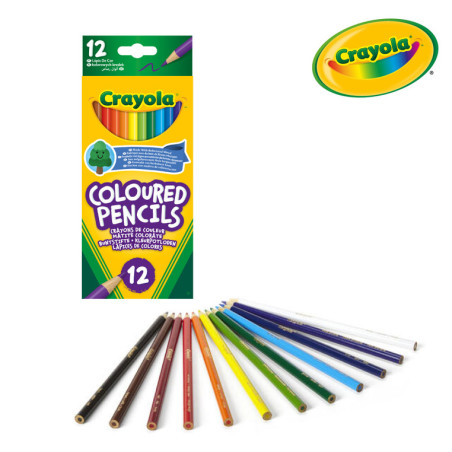 Kredki ołówkowe 12 kolorów Crayola