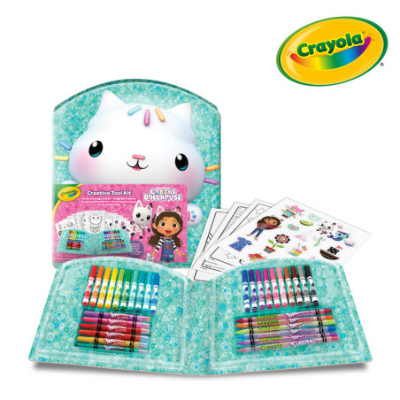 Zestaw artystyczny 40 elementów Koci Domek Gabi Crayola