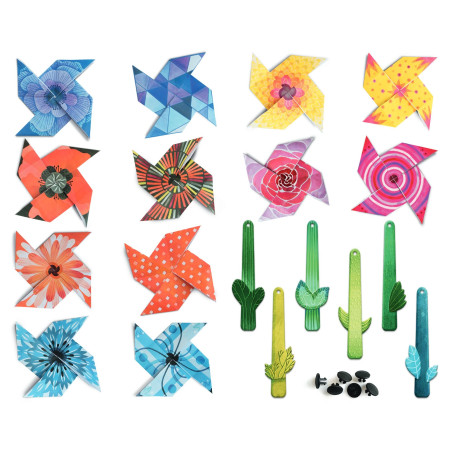 Zestaw kreatywny Origami Ludattica Wiatraczki