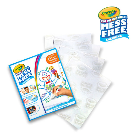 Papier do kolorowania magicznymi flamastrami Color Wonder Mess Free Crayola