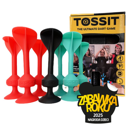 Gra TOSSIT Zestaw startowy 7 sztuk (czerwony, zielony)