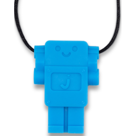 Gryzak terapeutyczny antystresowy naszyjnik Jellystone robot Blue Hawaiian