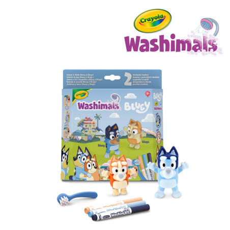 Zestaw Figurki do malowania i mycia Bluey Crayola Washimals