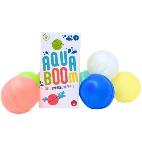 Wielorazowe silikonowe bomby wodne AQUA BOOM Juegaconmigo