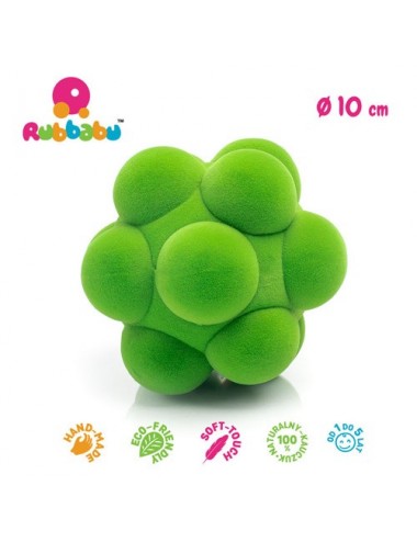 Piłka sensoryczna Rubbabu bąble zielona
