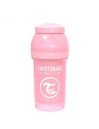 Butelka antykolkowa Twistshake 180 ml różowa