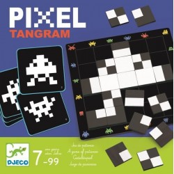 Gra logiczna Pixel Tangram Djeco