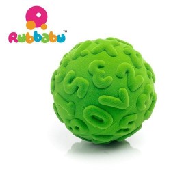 Piłka sensoryczna Rubbabu cyfry zielona