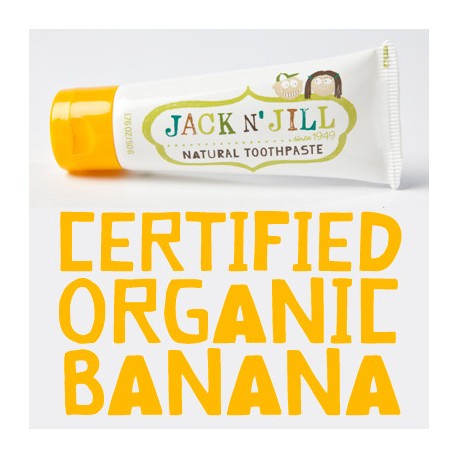 Naturalna pasta do zębów Jack N'Jill 50g, banan