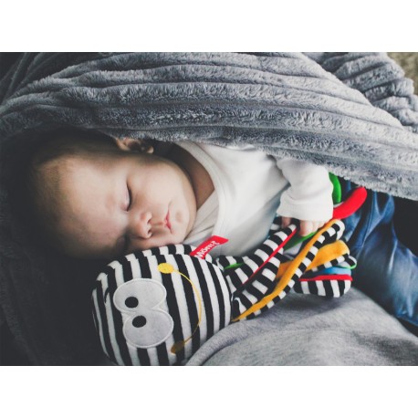 Mini Ośmiornica Biało-czarna Mom's Care z odgłosami prenatalnymi