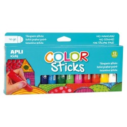 Farby w kredce Apli Kids 12 kolorów