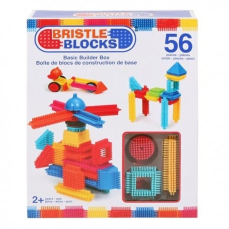 Klocki jeżyki Bristle Blocks Basic Builder Box 56 el. w pudełku