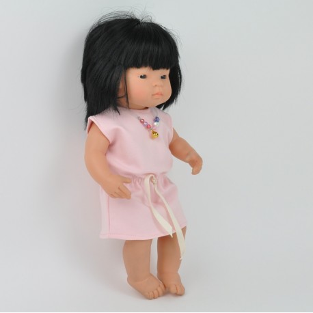 Ubranko Przytullale do lalki Miniland 38cm Sukienka dresowa