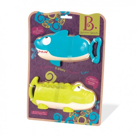 Sikawki B.Toys Rekin i Krokodyl Splishin’ Splash