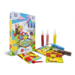 Magiczny piasek do kolorowania Sabbiarelli Mini Kit Księżniczki 5+