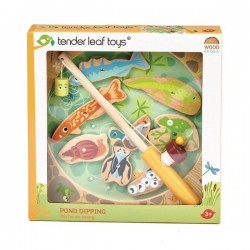 Drewniana gra zręcznościowa Łowienie w stawie Tender Leaf Toys