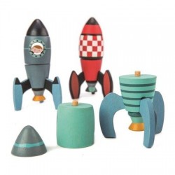 Zabawka konstrukcyjna Tender Leaf Toys Rakiety kosmiczne
