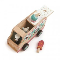 Drewniana lodziarnia-samochód Tender Leaf Toys
