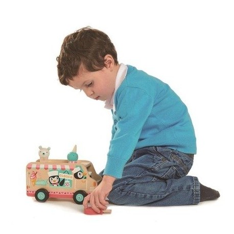 Drewniana lodziarnia-samochód Tender Leaf Toys