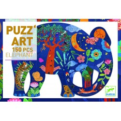 Puzzle artystyczne Djeco Słoń