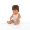 Lalka Miniland Chłopiec Europejczyk 38cm rude włosy
