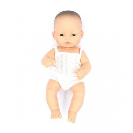 Lalka Miniland Baby Dziewczynka Azjatka  32cm + ubranko Miniland Baby