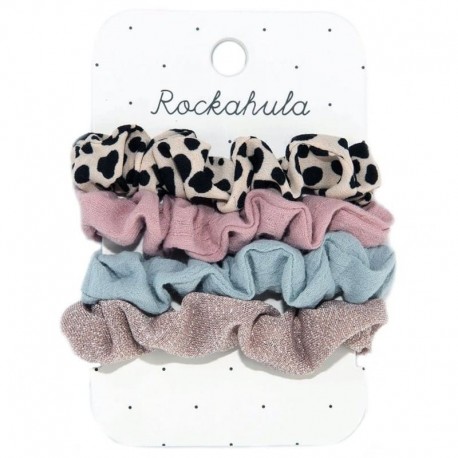 Gumki do włosów Rockahula Kids Scrunchie Lily Leopard