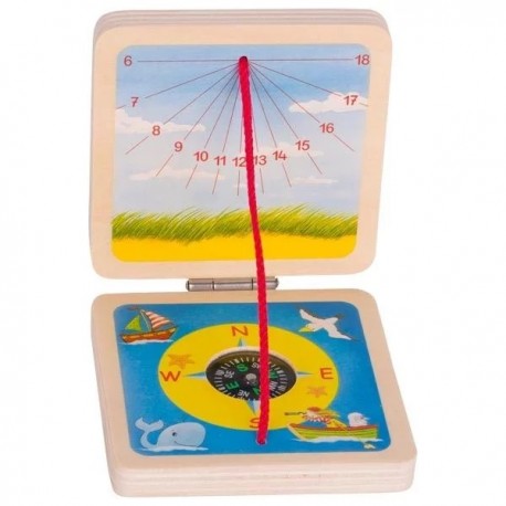 Zegar słoneczny z kompasem Goki Peggy Diggledey