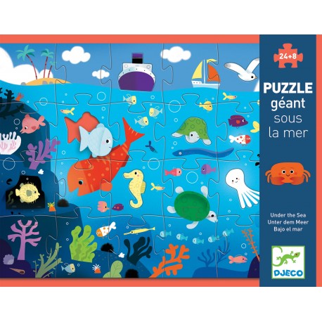 Gigantyczne puzzle Djeco W morzu