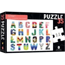 Puzzle Nasza Księgarnia Alfabet 35 el