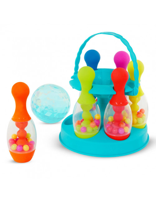 Zestaw do gry w kręgle B.Toys niebieskie bez światła