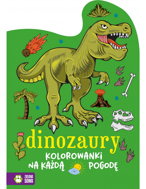 Kolorowanka Dinozaury, Zielona Sowa - sklep dziecięcy Majolinek.pl