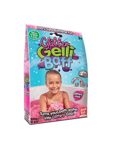 Magiczny proszek do kąpieli Gelli Baff Glitter różowy, Zimpli Kids