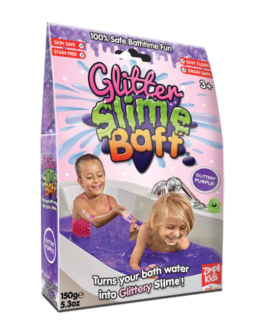 Zestaw do robienia glutów Slime Baff glitter fioletowy, Zimpli Kids